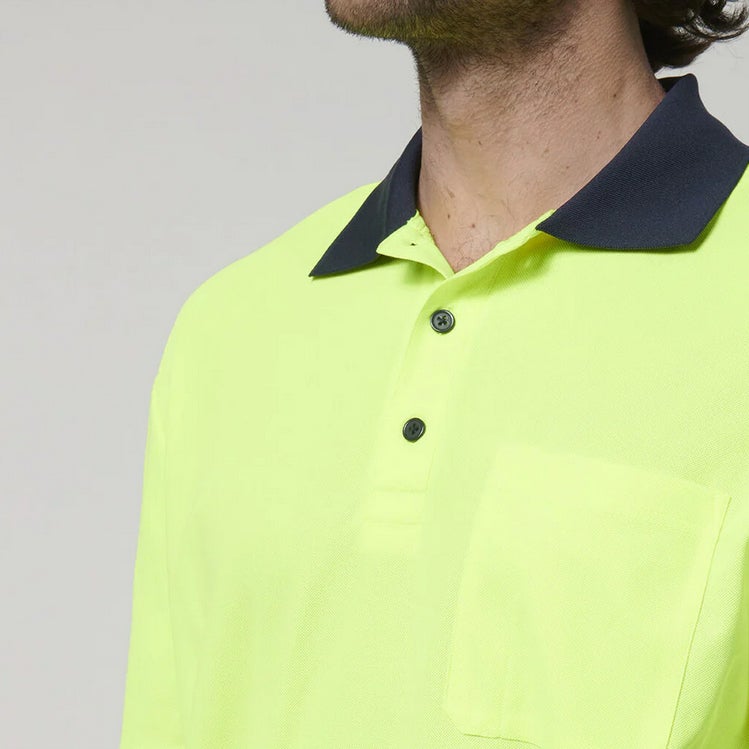 Hard Yakka Men's Short Sleeve Hi Vis Polo