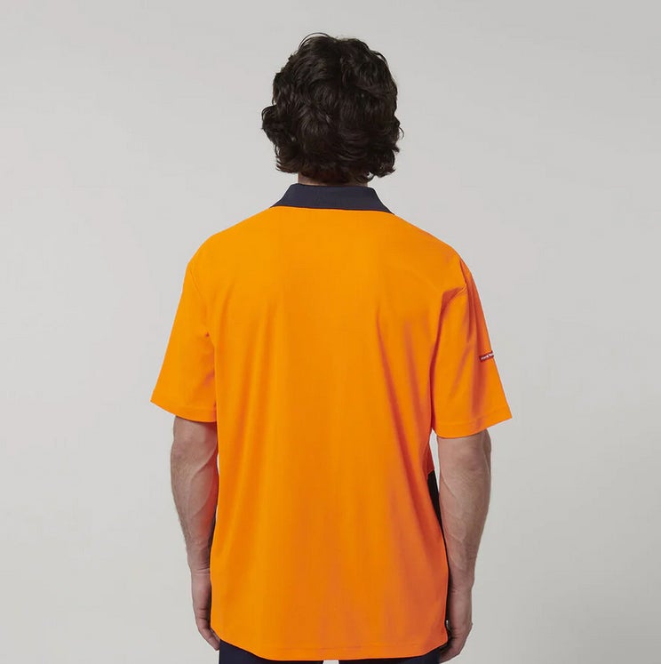 Hard Yakka Men's Short Sleeve Hi Vis Polo