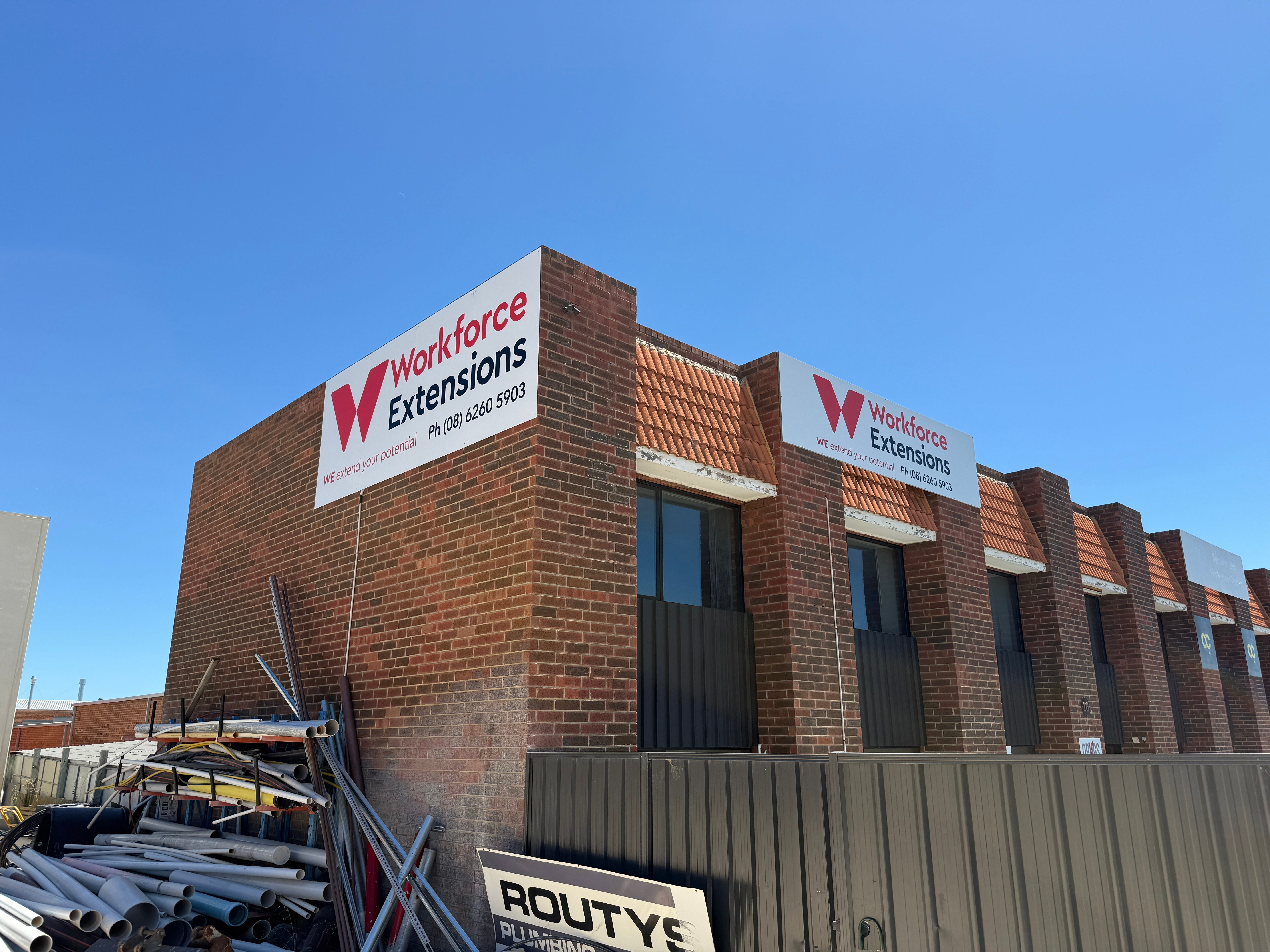 New Location Signage for Workforce Extensions