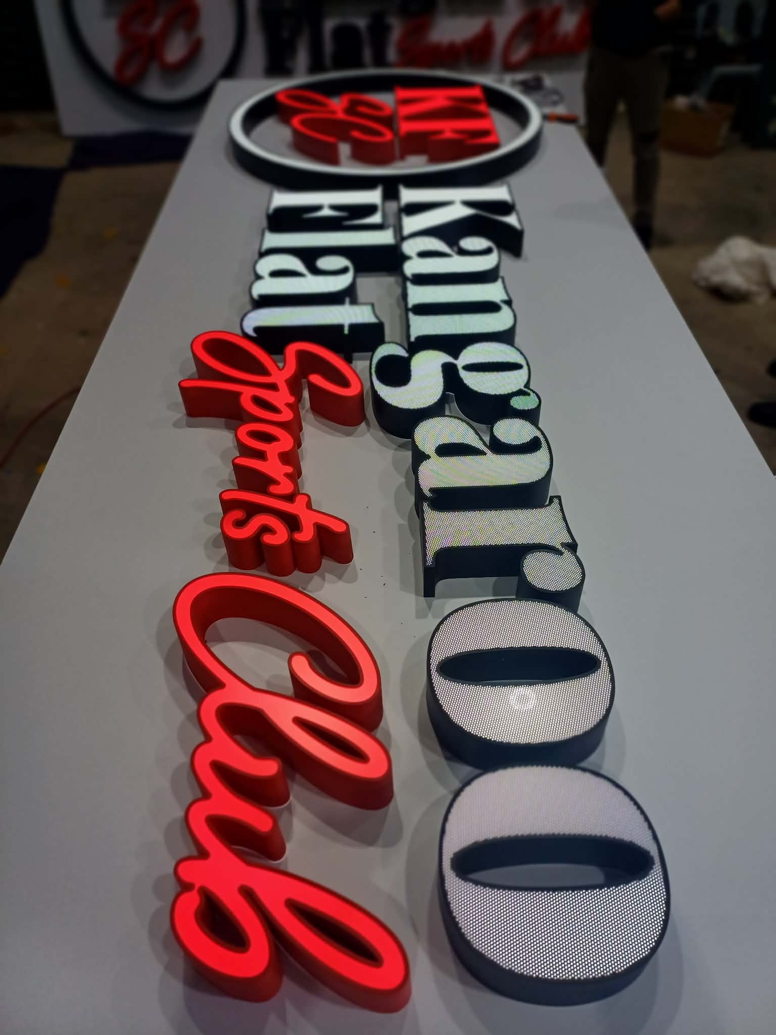 Dual Colour Illuminated Signs
