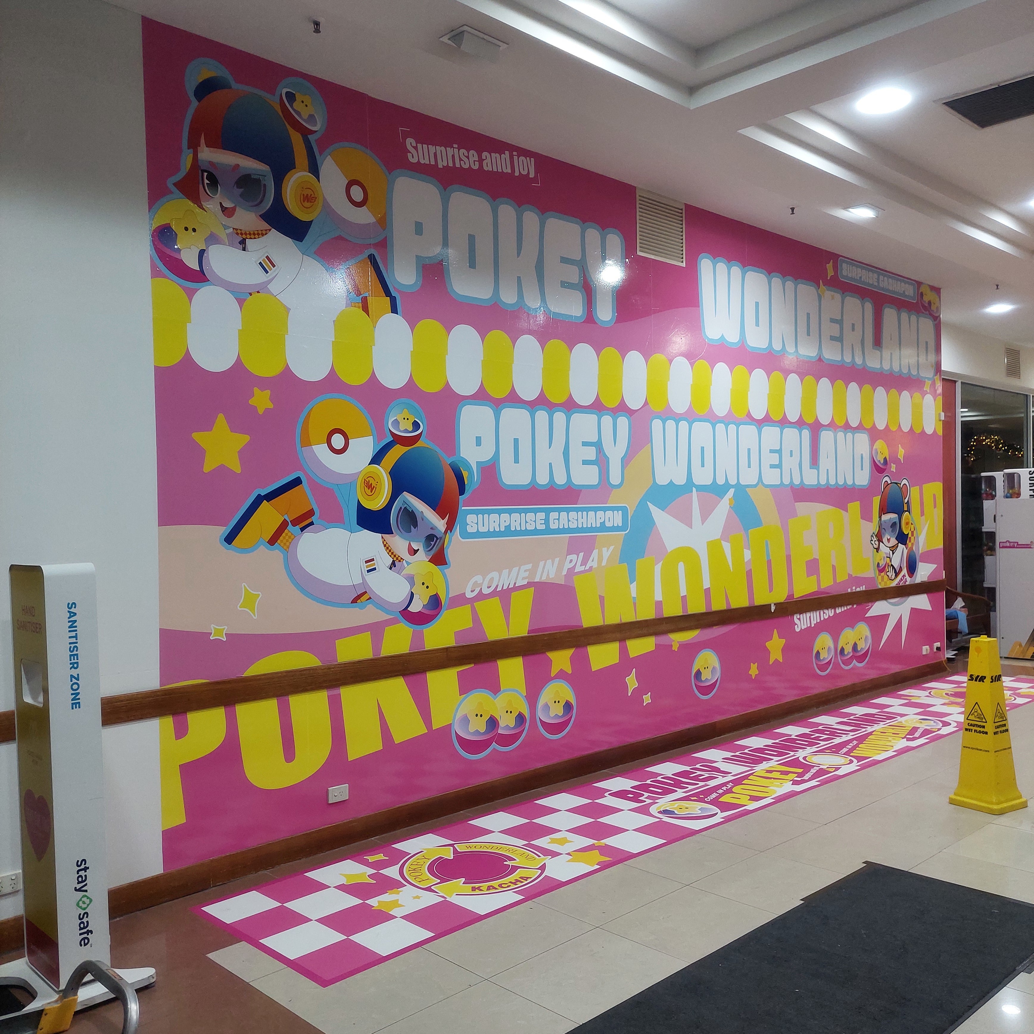 Wall and Floor Graphics for Catch Wonderland