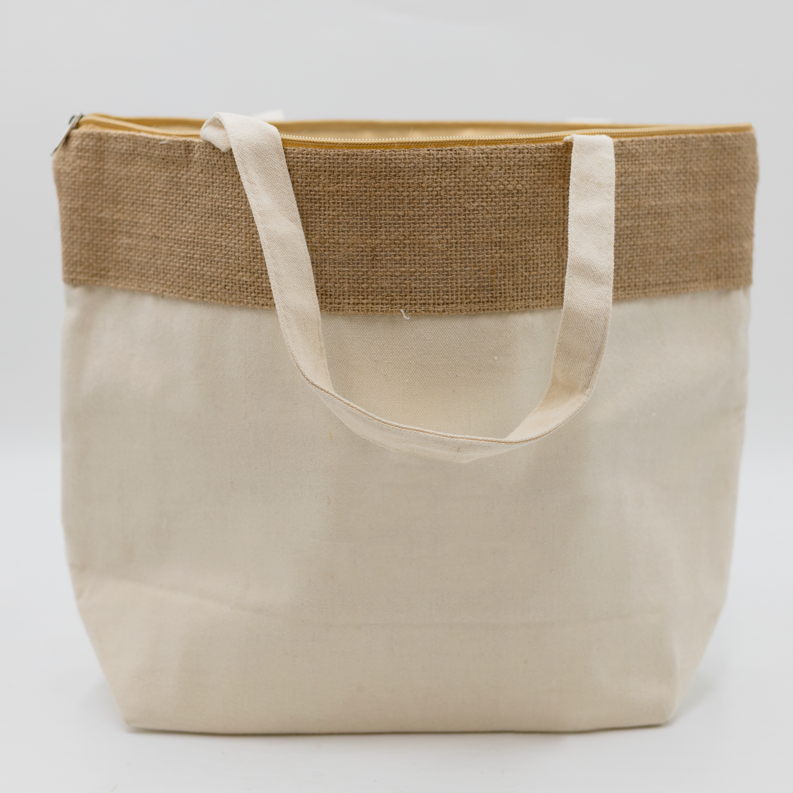 The Brooke Jute and Cotton Cooler Bag