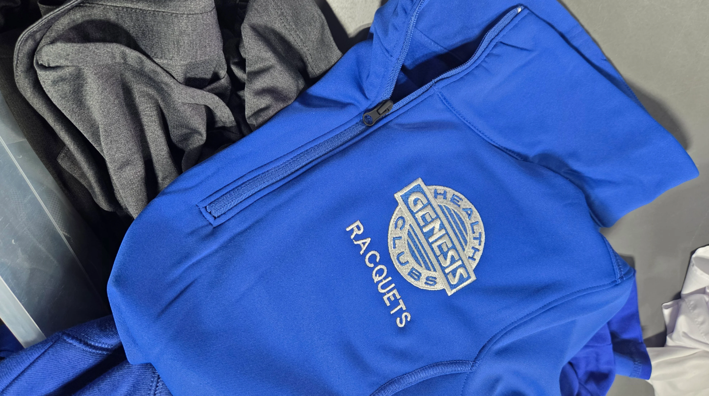 Genesis Health Clubs' Embroidered Quarter-Zips