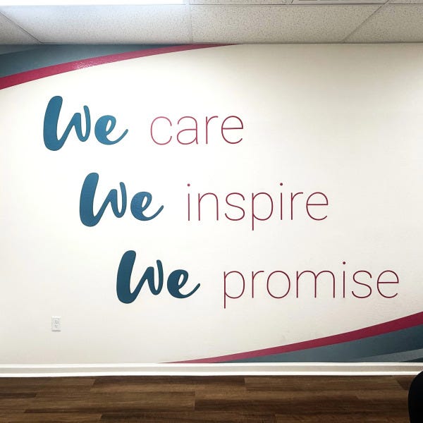 We Inspire_Wall Graphics
