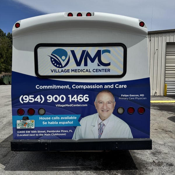 Bus Wraps for Century Village in Pembroke Pines