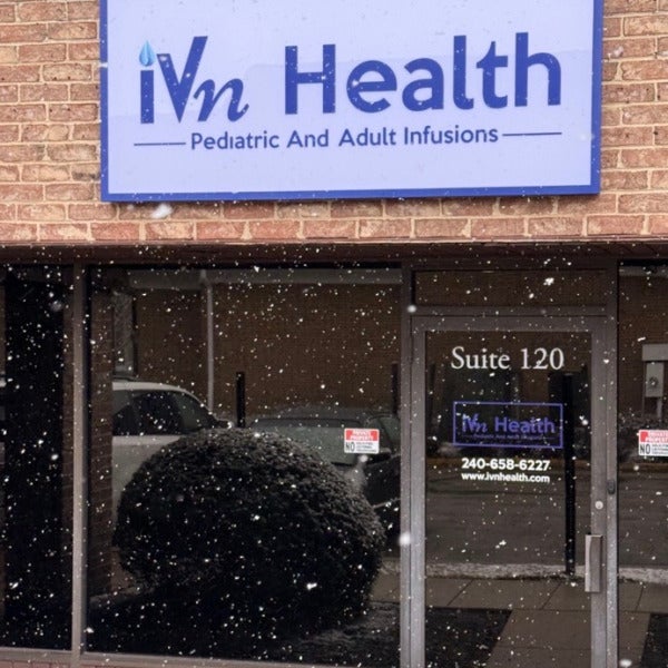 Custom Office Signage for IVN Health in Gaithersburg, MD | Reception Signs, Door Graphics & Parking Signs