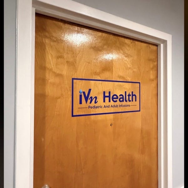 Custom Office Signage for IVN Health in Gaithersburg, MD | Reception Signs, Door Graphics & Parking Signs