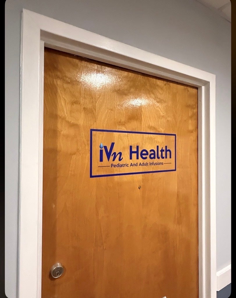Custom Office Signage for IVN Health in Gaithersburg, MD | Reception Signs, Door Graphics & Parking Signs