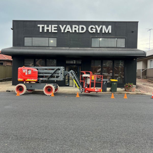 Illuminated Letter Signage for THE YARD GYM