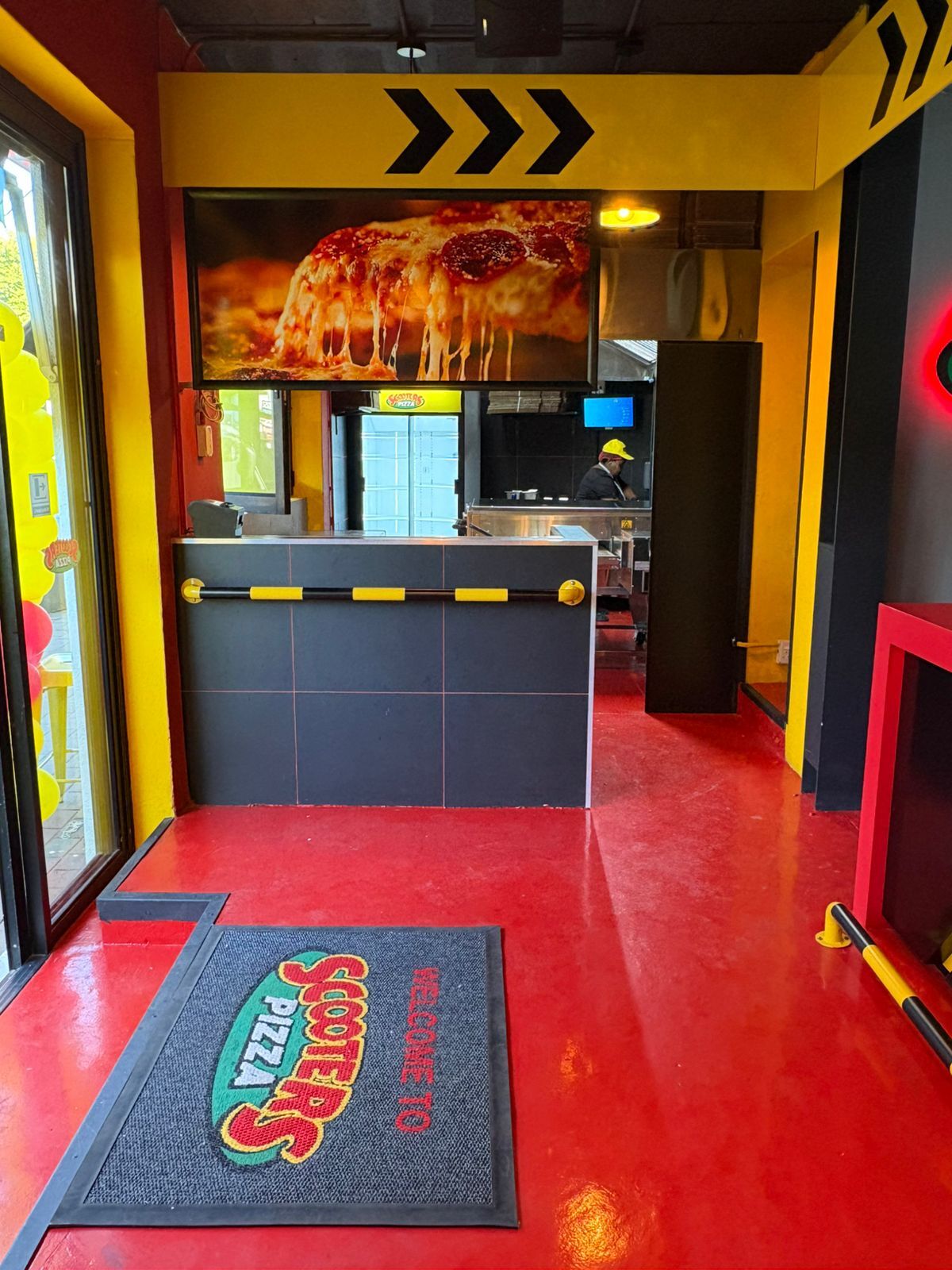 Full Franchise Signage Fit-Out for Scooters Pizza