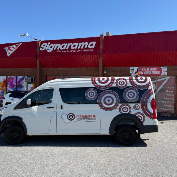 Vehicle Signage Project – Yinhawangka Aboriginal Corporation Van Graphics