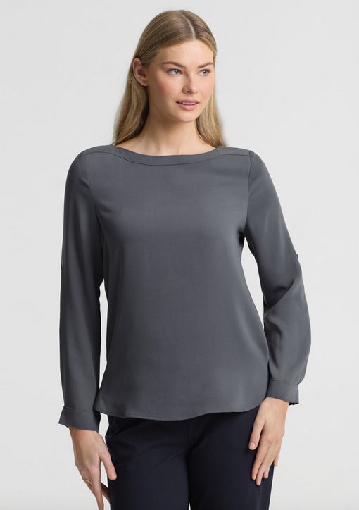 Ladies Madison Boatneck Blouse