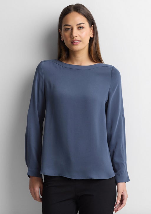 Ladies Madison Boatneck Blouse