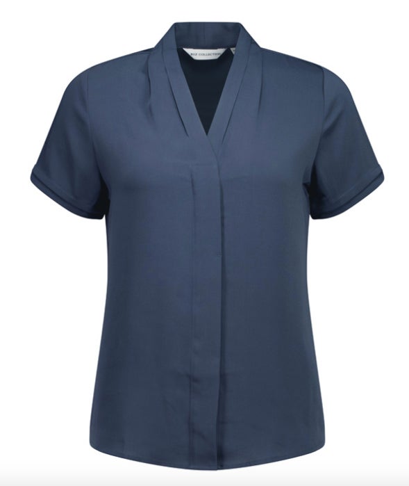 LADIES MADISON SHORT SLEEVE BLOUSE