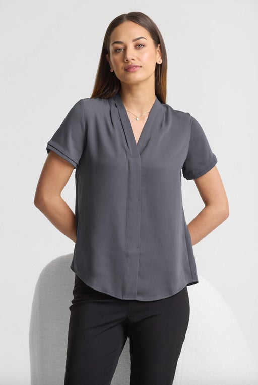 LADIES MADISON SHORT SLEEVE BLOUSE