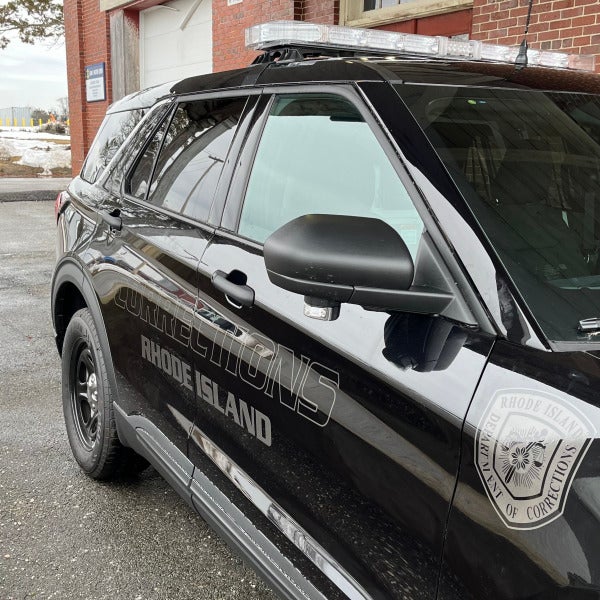 New Vehicle Lettering for Rhode Island Department of Corrections