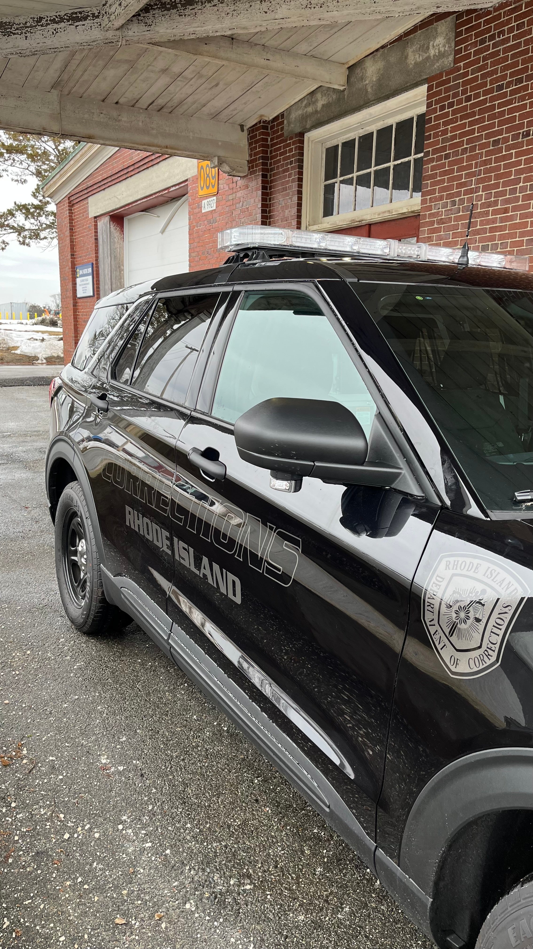 New Vehicle Lettering for Rhode Island Department of Corrections