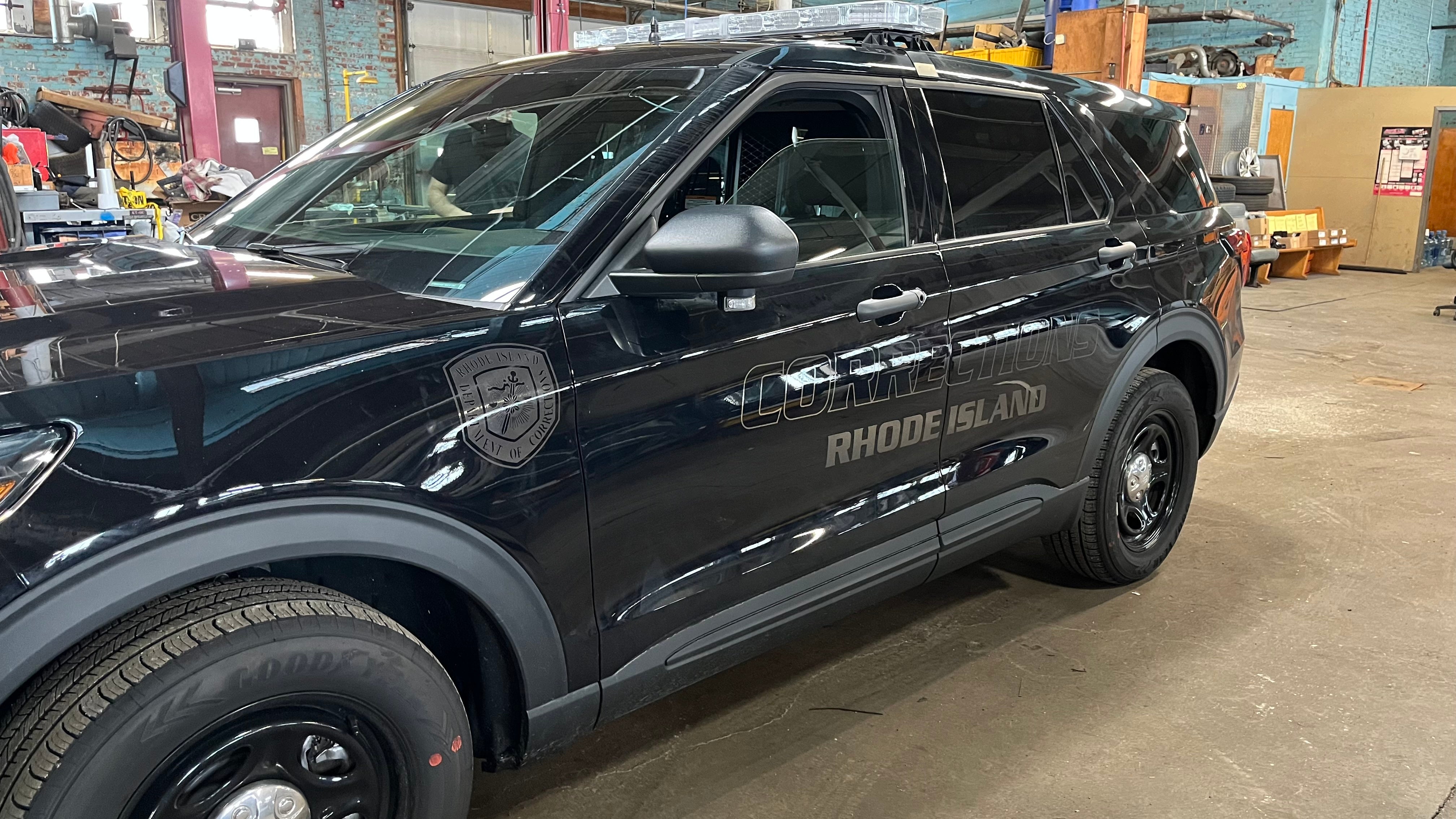 New Vehicle Lettering for Rhode Island Department of Corrections