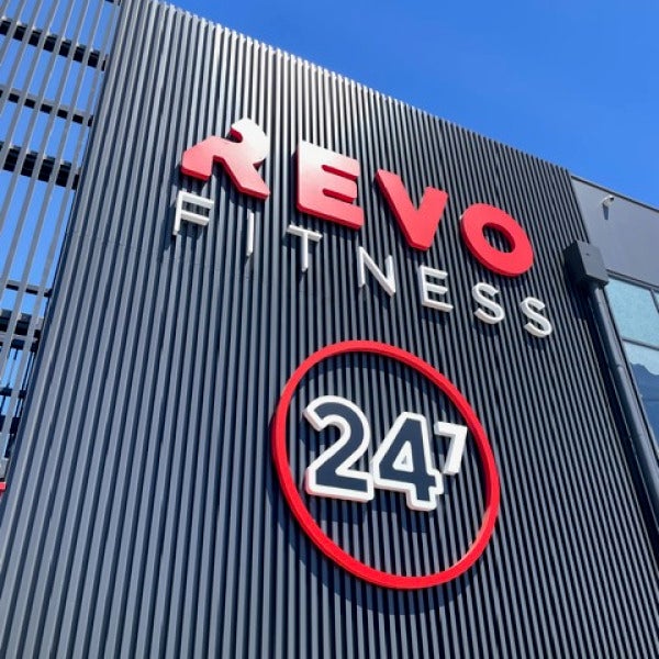 Gym Signage Fitout – REVO Salisbury Downs for Bella Build & Design