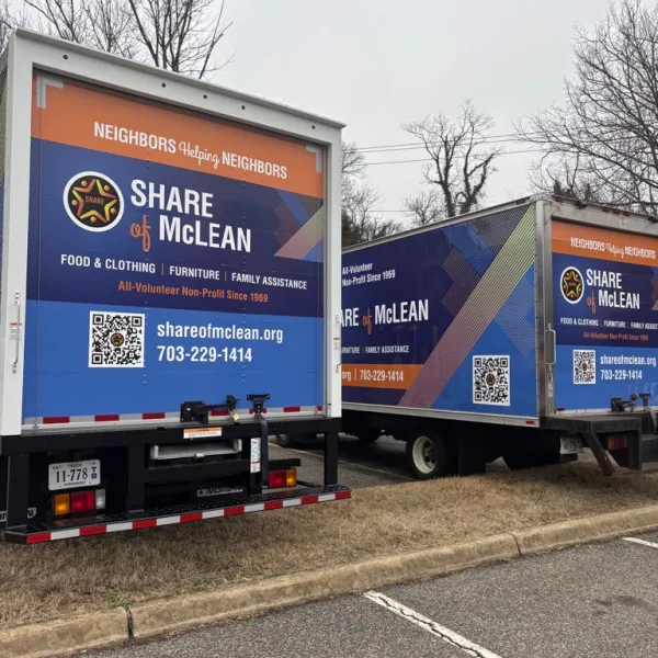 Fleet Graphics Installation for SHARE of McLean | Vehicle Graphics by Signarama Tysons Corner
