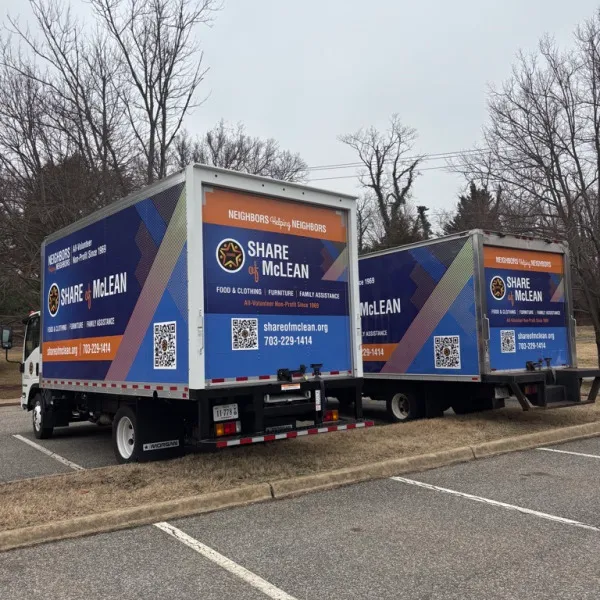 Fleet Graphics Installation for SHARE of McLean | Vehicle Graphics by Signarama Tysons Corner