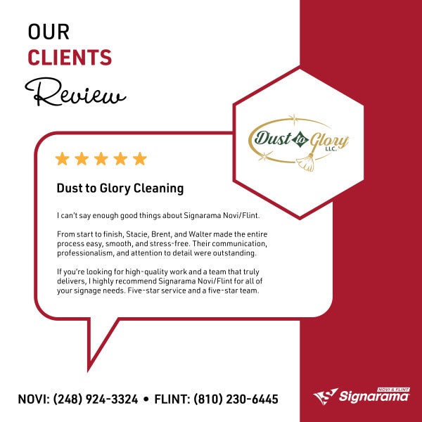 ️ 5 star review: Dust to Glory