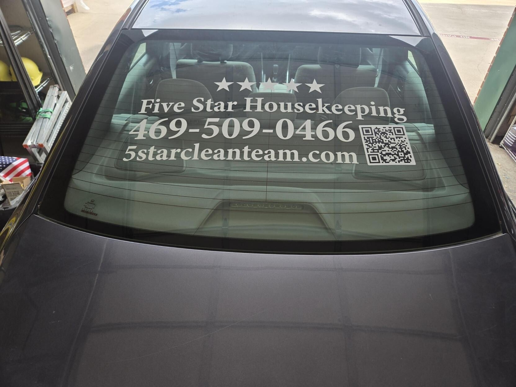 Custom Vehicle Decals for a Veteran‑Owned Local Business - Five Star Housekeeping