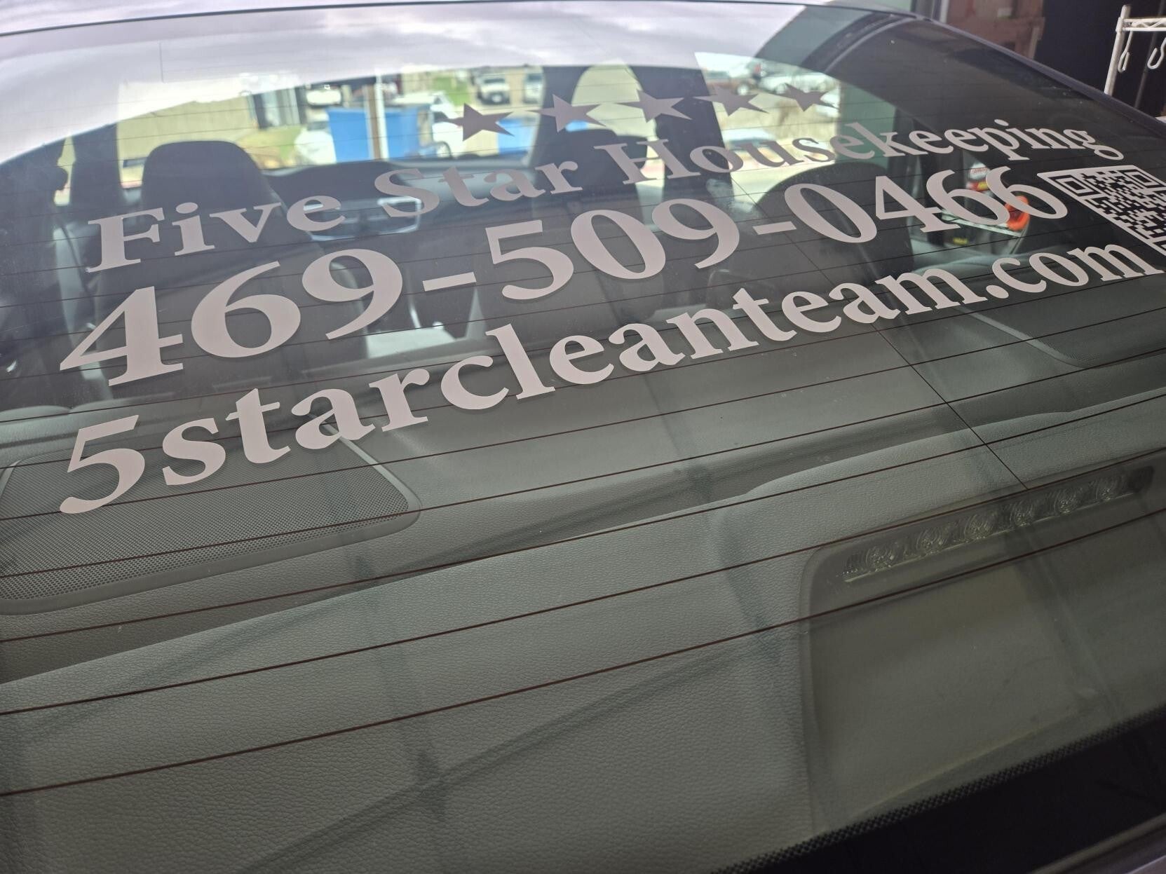 Custom Vehicle Decals for a Veteran‑Owned Local Business - Five Star Housekeeping