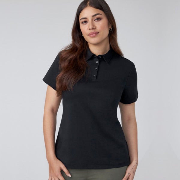 Custom Lotus Short Sleeve Polo Women’s