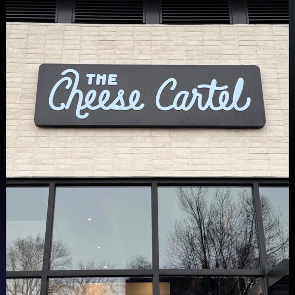 Custom Wireway Sign & Blade Sign Installation for Cheese Cartel – Falls Church VA Signage