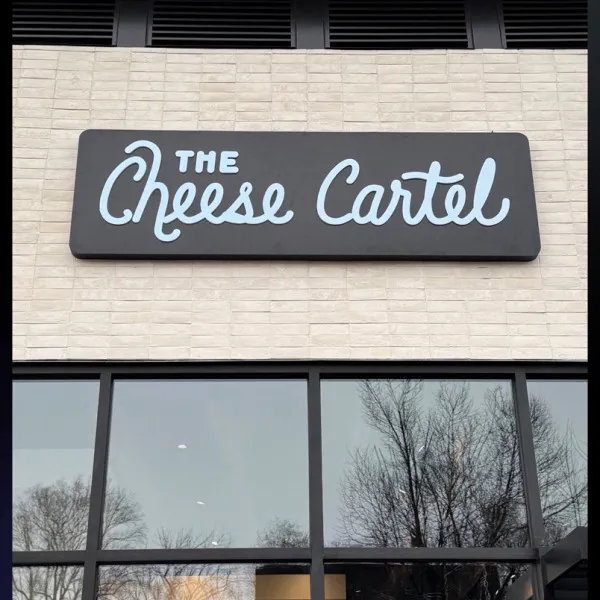 Custom Wireway Sign & Blade Sign Installation for Cheese Cartel – Falls Church VA Signage
