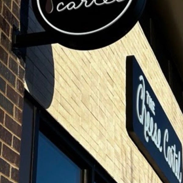 Custom Wireway Sign & Blade Sign Installation for Cheese Cartel – Falls Church VA Signage