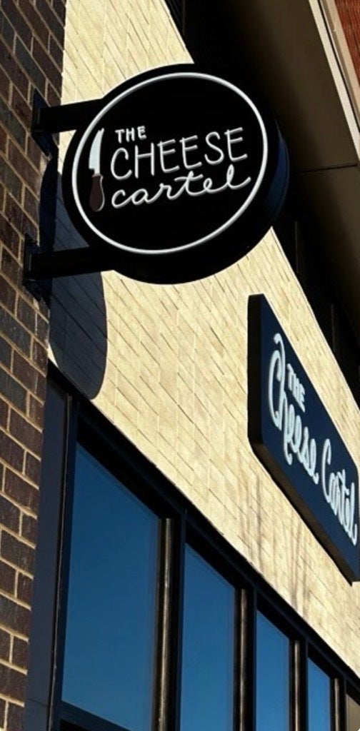 Custom Wireway Sign & Blade Sign Installation for Cheese Cartel – Falls Church VA Signage