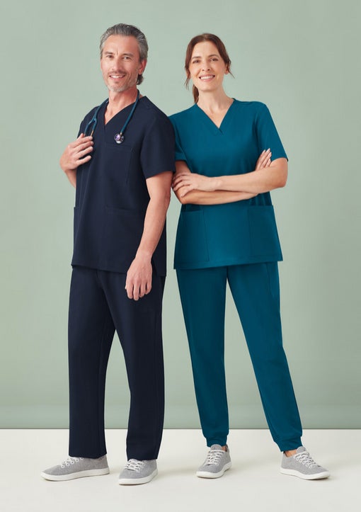 Unisex Pulse V-Neck Scrub Top