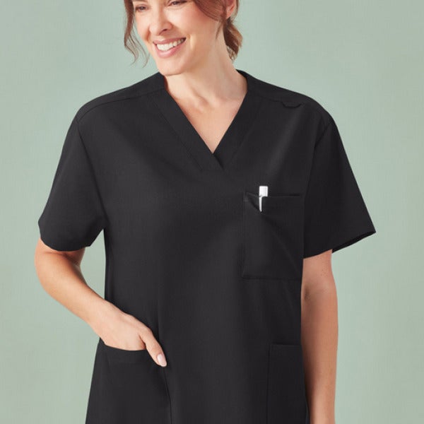 Custom Unisex Pulse V-Neck Scrub Top
