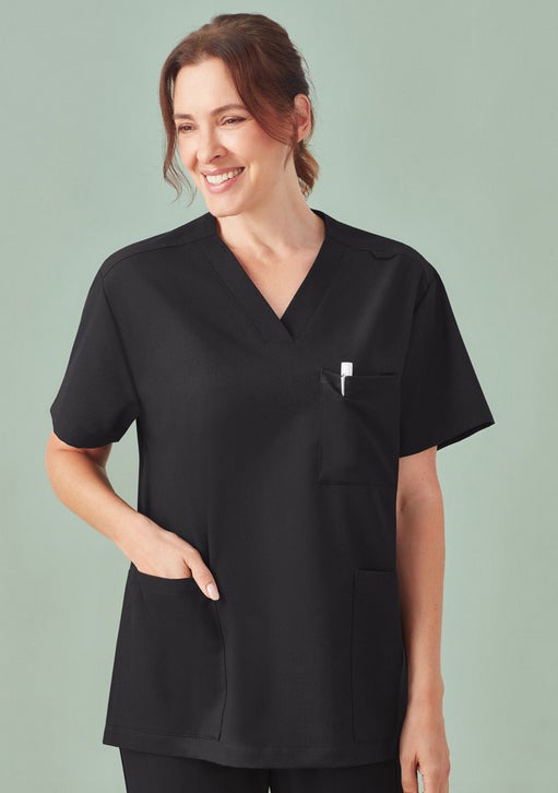 Unisex Pulse V-Neck Scrub Top