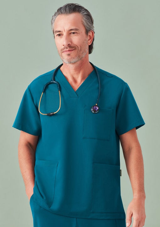 Unisex Pulse V-Neck Scrub Top