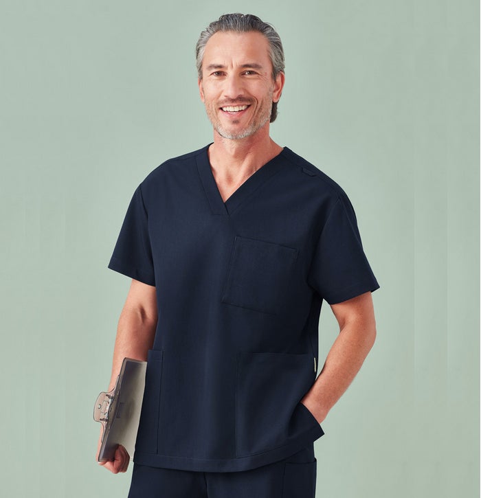 Unisex Pulse V-Neck Scrub Top