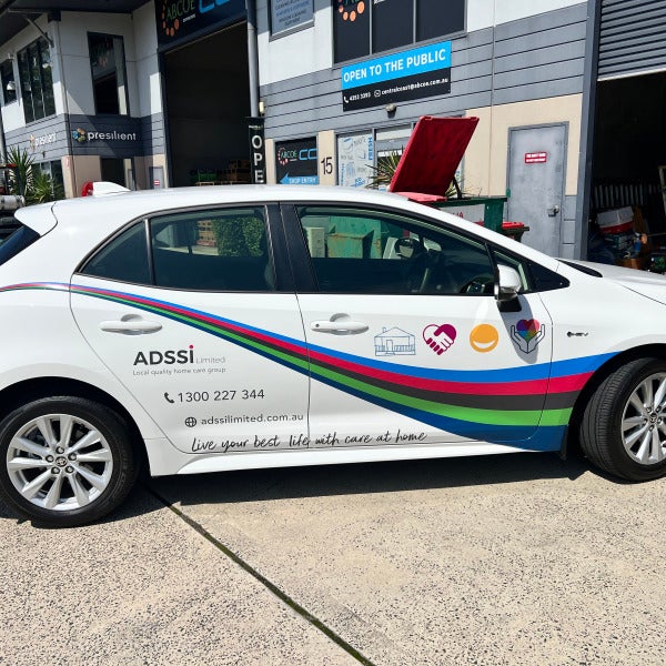 Vehicle Rebrand Rollout for ADSSI Limited: Fleet Graphics Installation