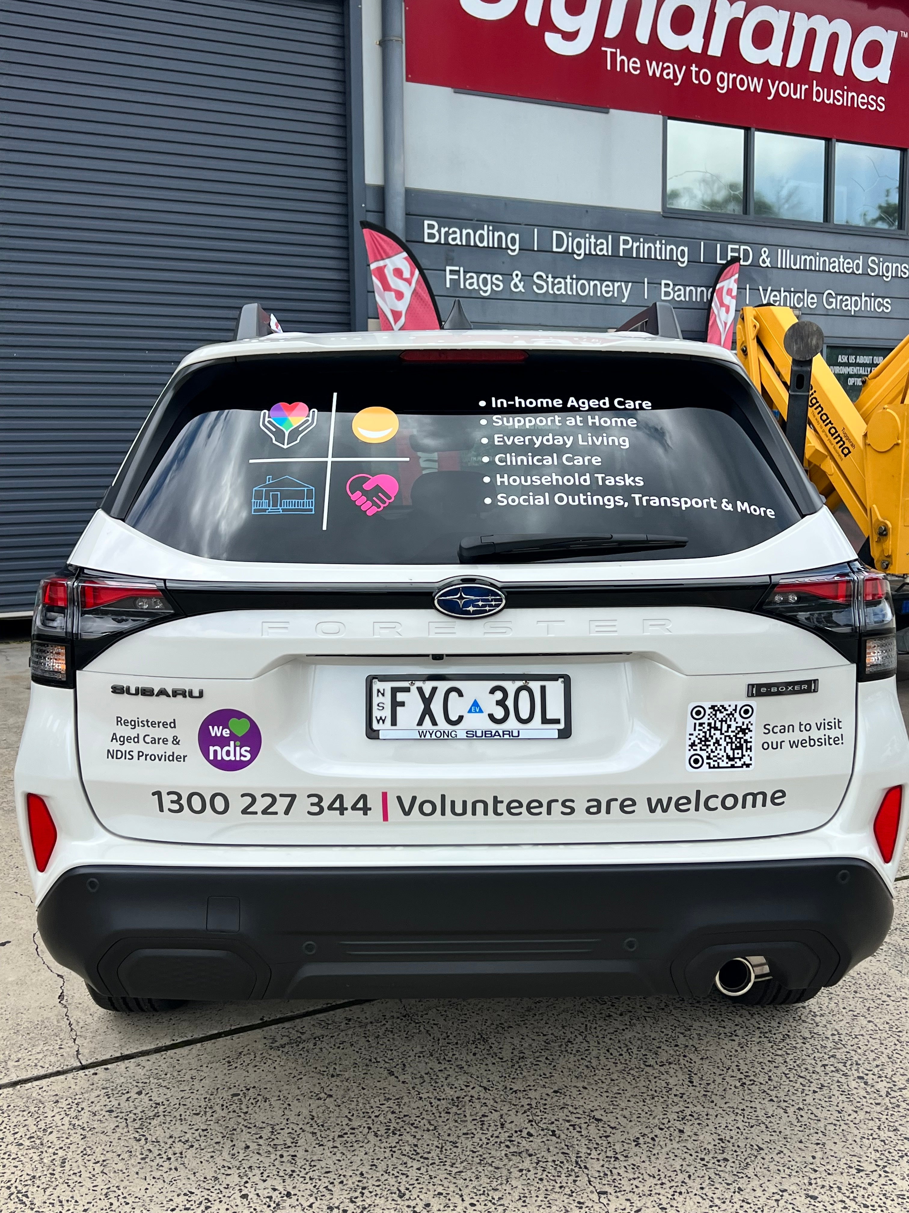 Vehicle Rebrand Rollout for ADSSI Limited: Fleet Graphics Installation