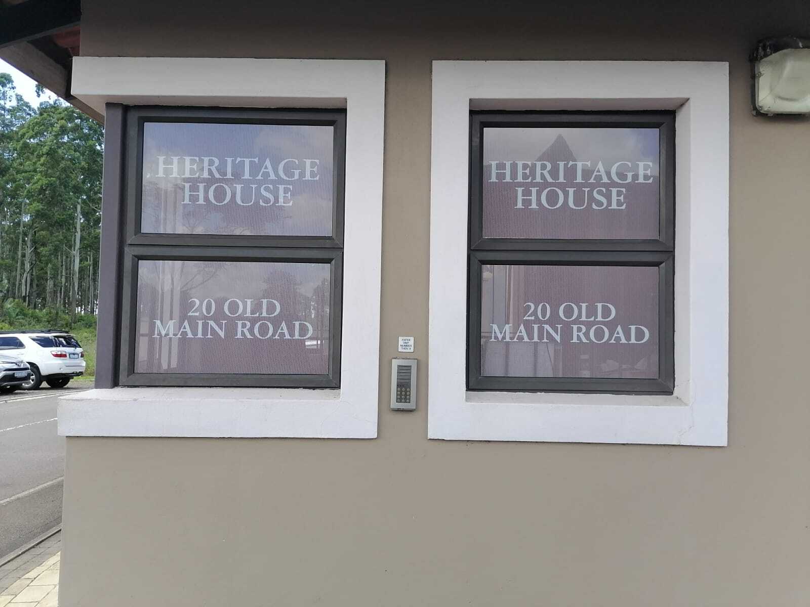 Heritage House new signage