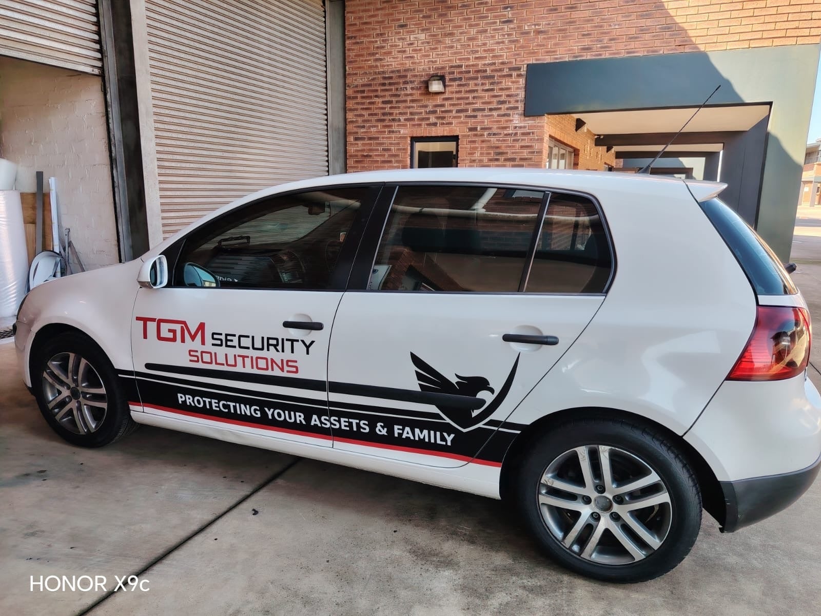 TGM vehicle branding