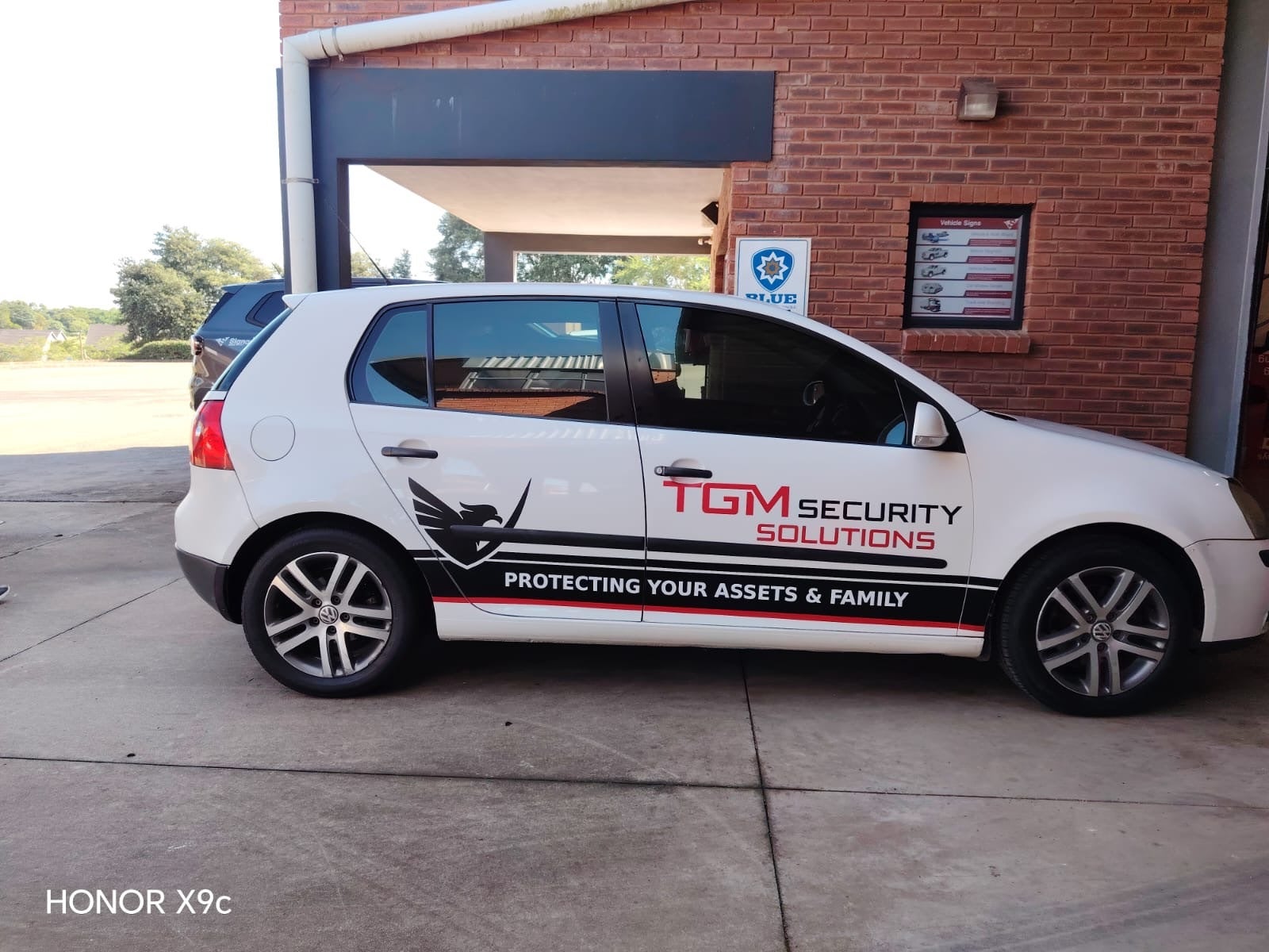 TGM vehicle branding