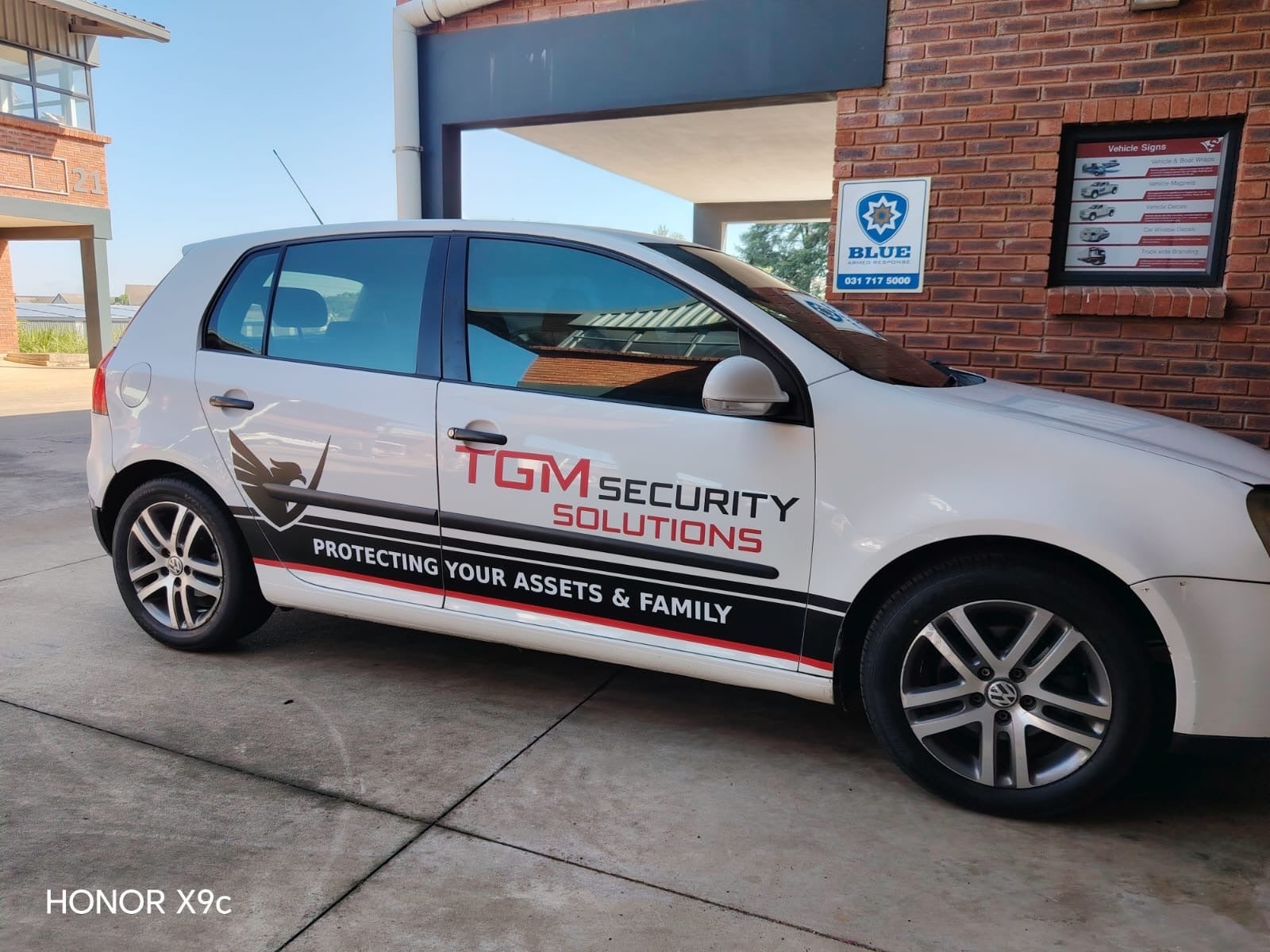 TGM vehicle branding