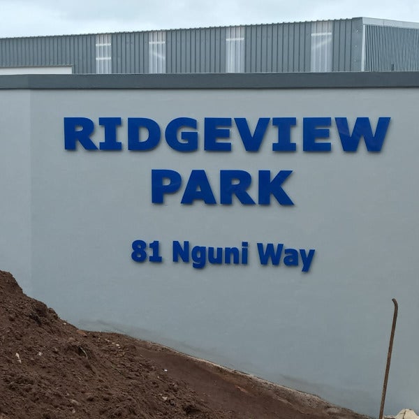Ridgeview Park Signage