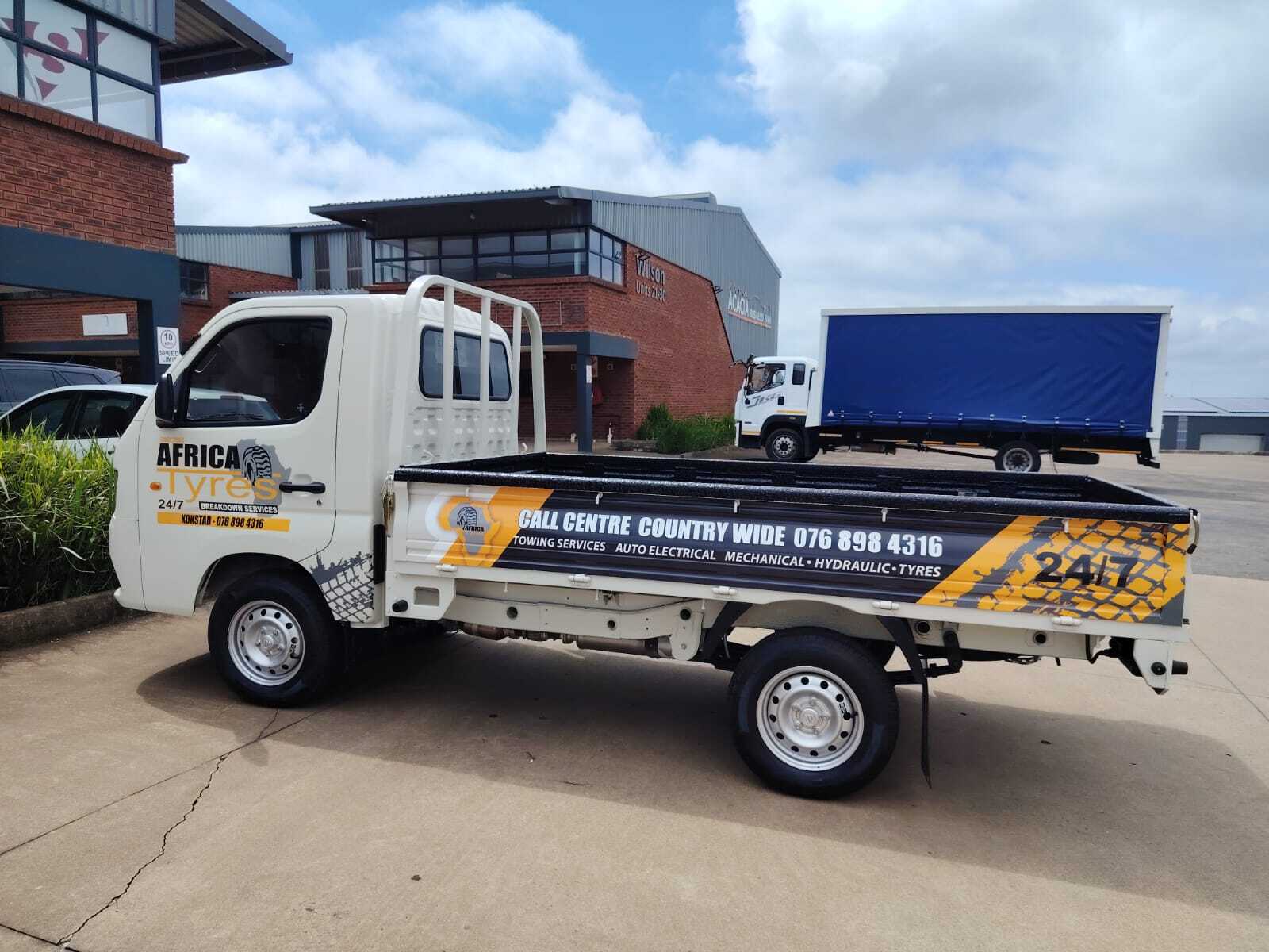 Africa Tyres fleet branding