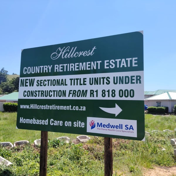 Hillcrest Retirement Estate sign