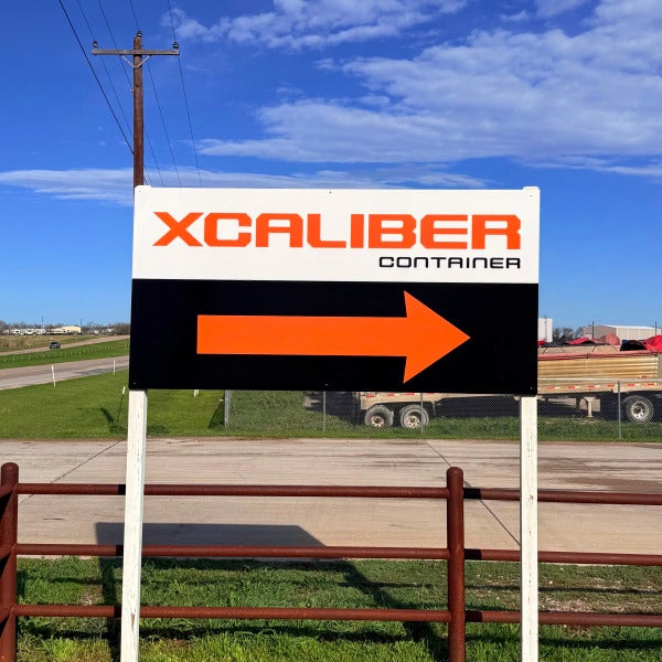 New signs looking sharp for XCaliber Container by Signarama North Fort Worth /Keller!