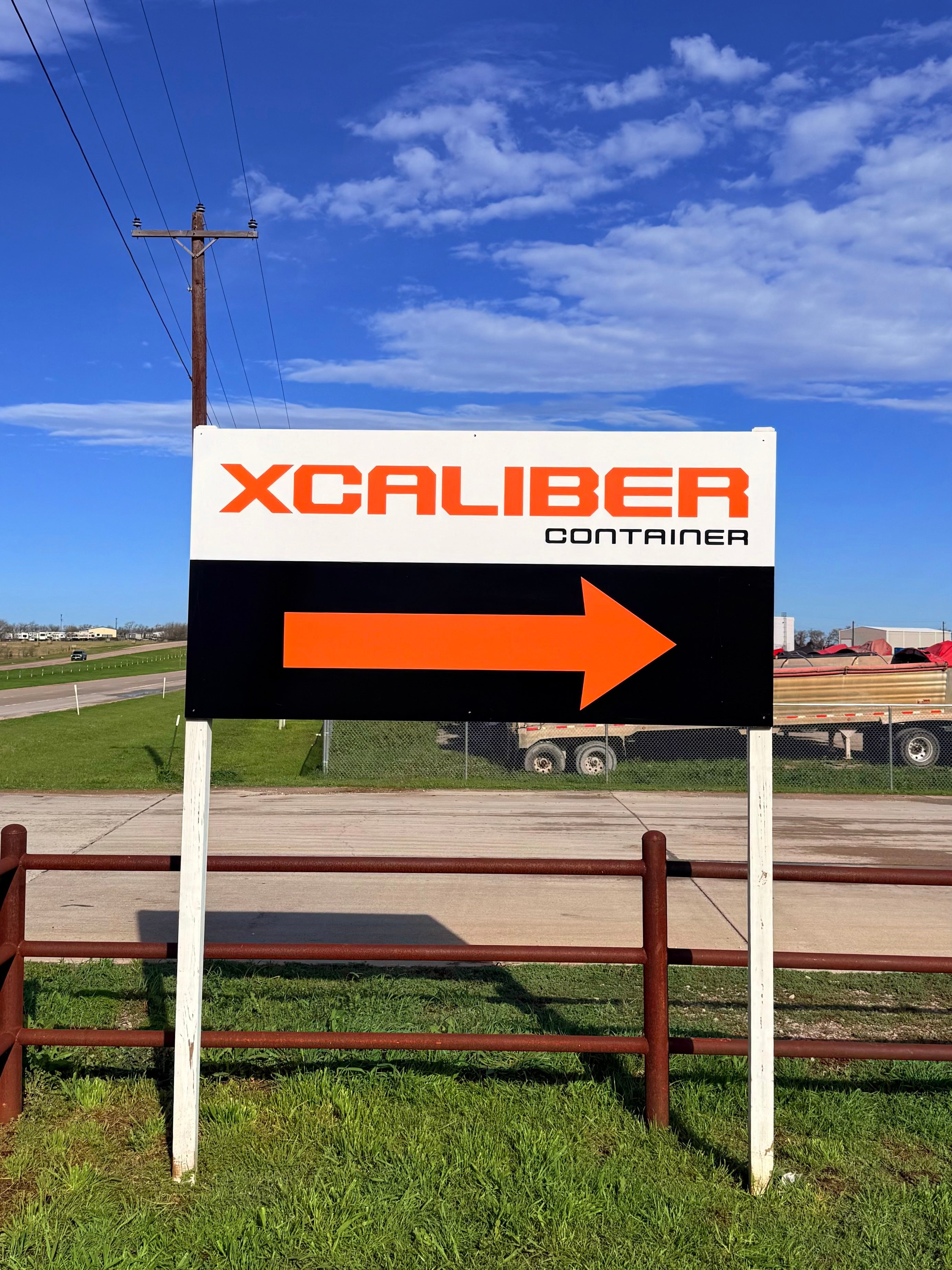New signs looking sharp for XCaliber Container by Signarama North Fort Worth /Keller!