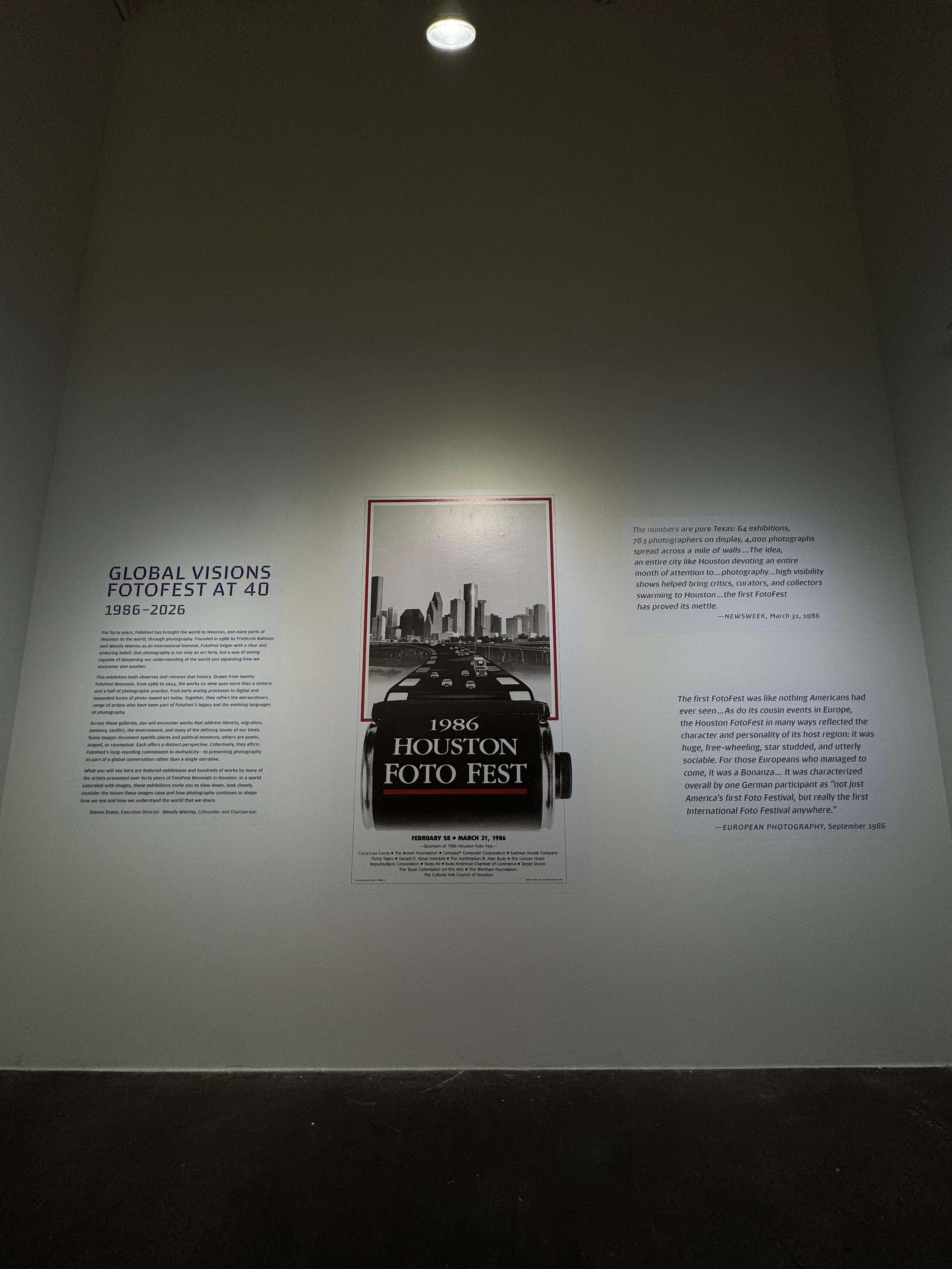 Transforming FotoFest: Stunning Vinyl Wall Graphics for a Global Visions – FotoFest at 40